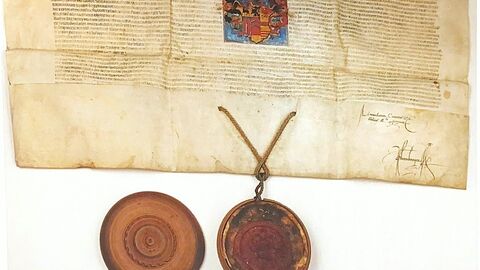 Wappenbrief von Stolberg